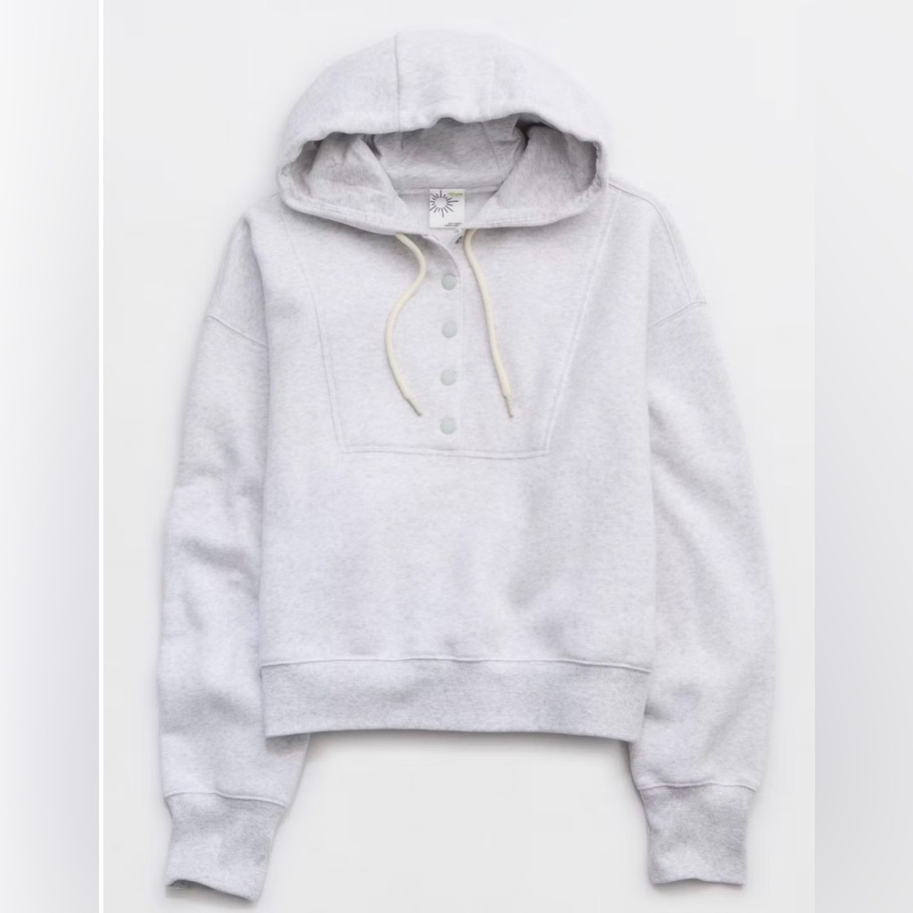 OFFLINE By Aerie Cloud
Fleece Snap
Front Hoodie